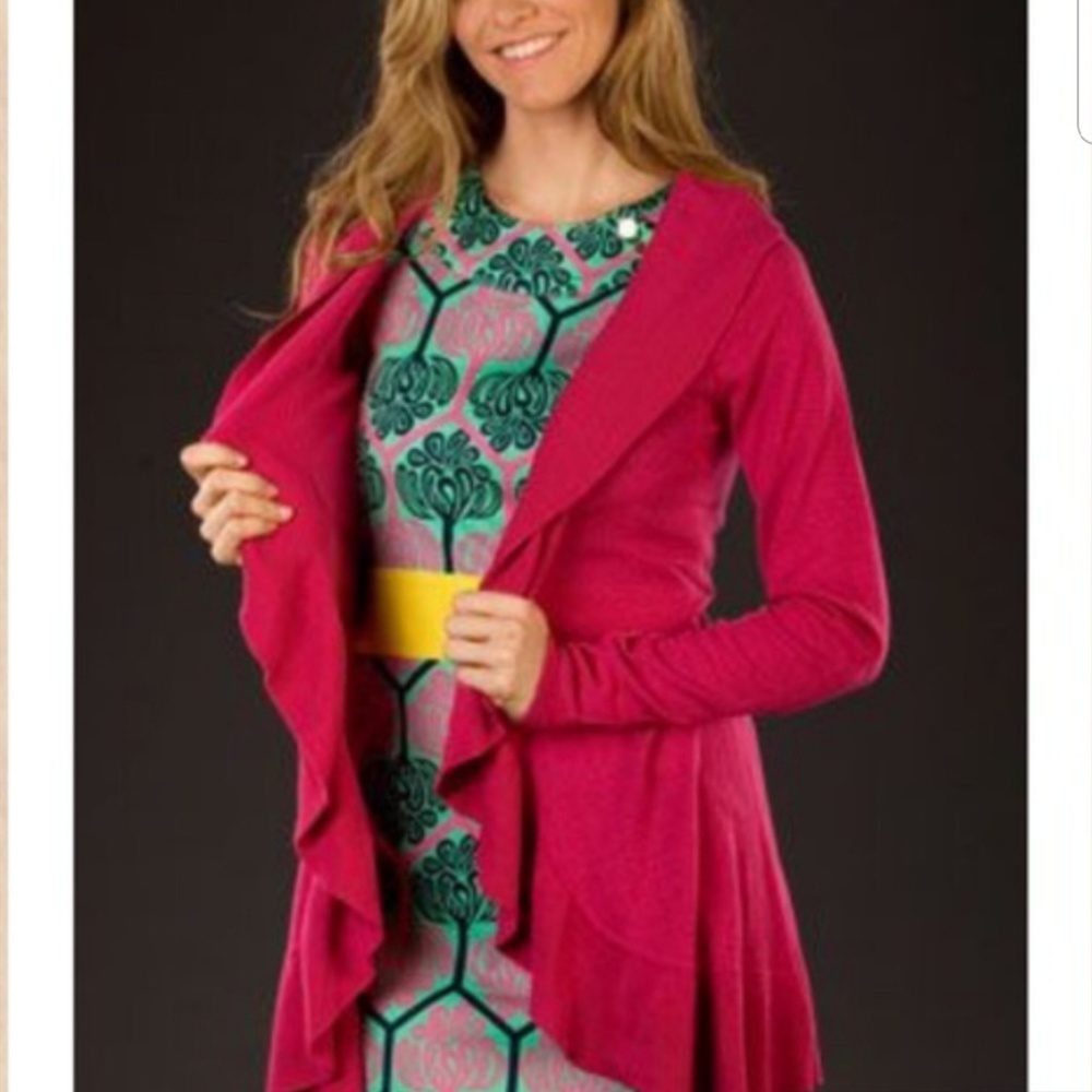 Tracy Negoshian Pink Cardigan